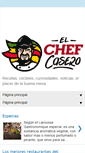 Mobile Screenshot of elchefcasero.com